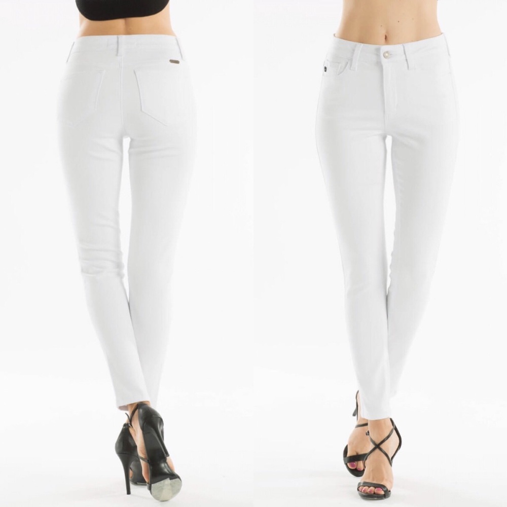 NWT Kancan High Rise White Skinny Jeans KC6009WT